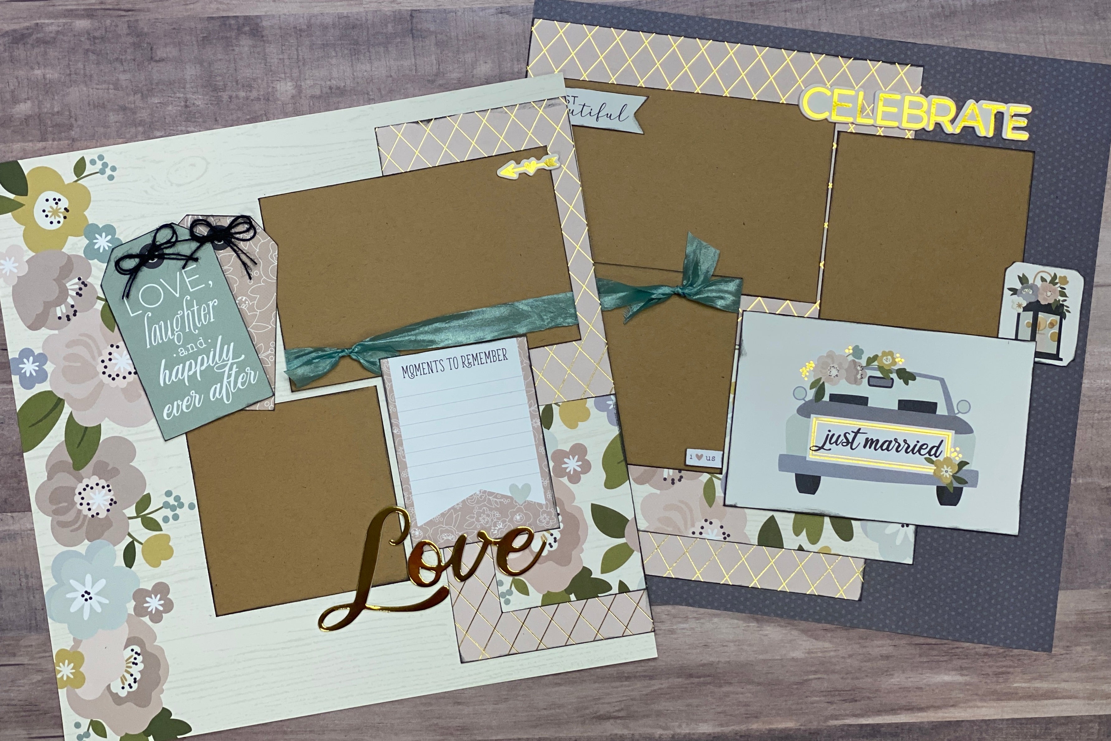 Love, Laughter and Happily Ever After, Wedding Themed 2 Page